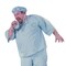 Doctor Costume Plus Size Adult Hospital Scrubs Mask and Cap Outfit